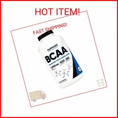 Nutricost BCAA 1000mg, 500 Capsules (250 Serv), 2:1:1 Branched Chain Amino Acids