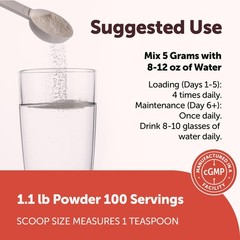 Micro Ingredients Creatine Monohydrate Powder 1.1 Pound (Pack of 1), White