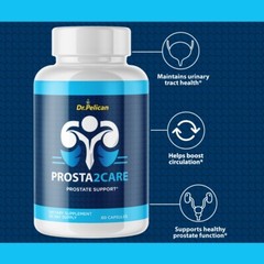 Prosta2Care- Prostate Support- 3 Bottles- 180 Capsules