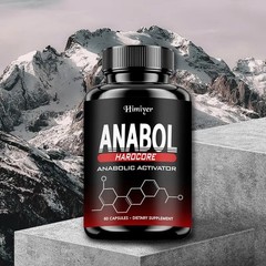 2PC Anabol Hardcore Advanced Bodybuilding Supplement | 60 Capsules | for Energy