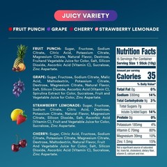 Hydration Packets – Juicy Variety Pack – Single Serve Electrolytes Powder Dri…