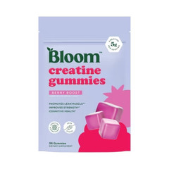 BLOOM NUTRITION Creatine Monohydrate Gummies – Berry Boost – 36ct/12 Servings