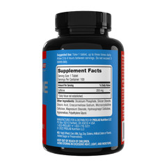 Prolab Caffeine Tablets 200mg 100ct. | Energy Support, Helps Enhance Endurance