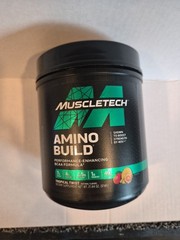 MuscleTech Amino Build BCAA Powder Tropical Twist 21.64 oz Muscle Gain & Energy