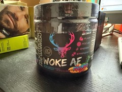 Bucked Up – Woke AF 20 Servings HIGH-STIMULANT Pre-Workout MIAMI Exp 2027