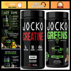 Greens & Superfood Powder + Creatine Bundle – Energy Boost, Muscle Support, Vega