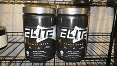 2 Pack Bodybuilding.com Elite Power BCAA Betaine Blue Slushie Exp 03/27