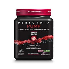 Performix Stim-Free PUMP Pre Workout Focus Endurance 40 Serves ALL FLAVORS