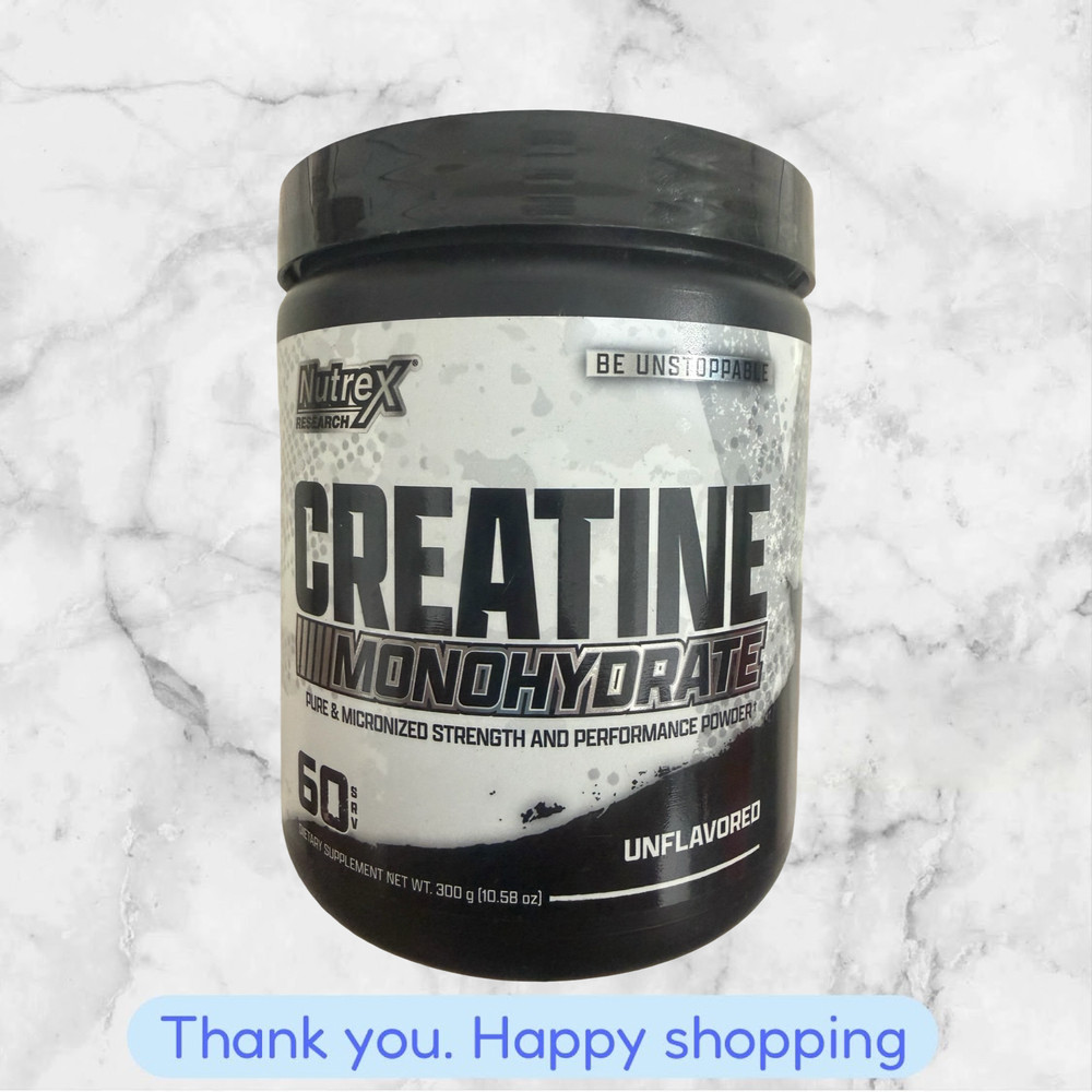 Nutrex CREATINE Monohydrate Powder Micronized Unflavored 60 Servings 10.58oz NEW