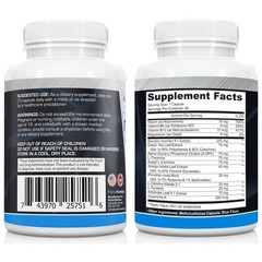 Brain Booster Supplement Memory, Focus, Bacopa, Huperzine & More 90 Caps 3 Pack