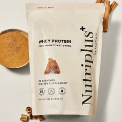 Nutriplus+ Whey Protein Powder Cinnamon Toast Swirl 20g Protein 20 Servings