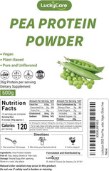 Pea Protein Powder Unflavored Vegan Plant Protein 1.1lb