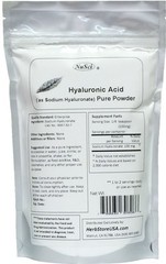 NuSci 100% Pure Hyaluronic Acid Powder HA Sodium Hyaluronate 100g(3.52oz)