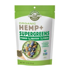 Manitoba Harvest Organic Hemp Supergreens Powder 7.5Oz Protein Fiber Superfood