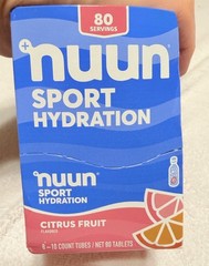 Nuun Hydration Electrolyte Drink Tablets Citrus Fruit 10 Ct Pack of 8 Exp 8/27