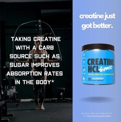 Creatine Gummies Twin Pack – Creatine Monohydrate Strawberry & HCL Blueberry