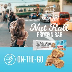 SKIPPY Peanut Butter Inspired Protein Bar, 11g Protein, 0g Sugar, Gluten-Free
