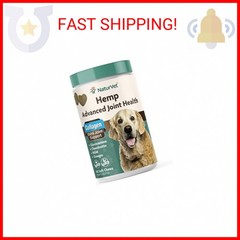 NaturVet Hemp Advanced Joint Health Dog Supplement Plus Hemp Seed – Helps Suppor
