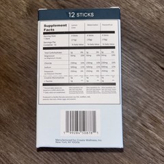create creatine + electrolytes 12 sticks 3 flavors