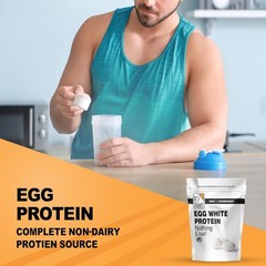 Keto-Friendly Egg White Protein Powder, 8oz – Unflavored Versatility for Health