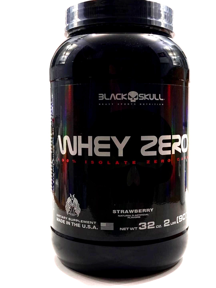 100% Isolate Whey ZERO Protein, Zero Carb Strawberry Flavor 2 Lb, 39 Servings