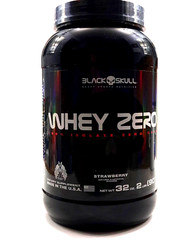 100% Isolate Whey ZERO Protein, Zero Carb Strawberry Flavor 2 Lb, 39 Servings