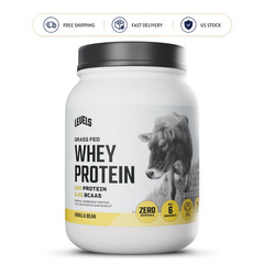 Levels Grass Fed Whey Protein Powder Vanilla Bean 1.48 lb 24g Protein