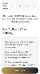19 Nandro 2 Step Precursor 2 Deca DHEA 4 Size/Strength By Vintage Muscle 💪🏛️🧪