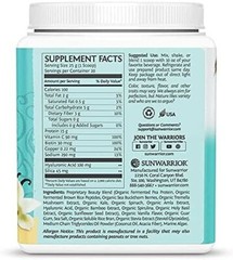 Sunwarrior Collagen Protein Powder with Biotin – Vanilla Flavor, 17.6 oz