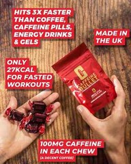 Energy Gel Upgrade – Mint Caffeine Bullets -100mg Caffeine Gummies (4 Pack)
