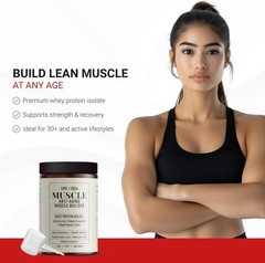 Whey Protein – Anti-Aging Muscle Builder with Shiitake Mushroom, Collagen & Hyal