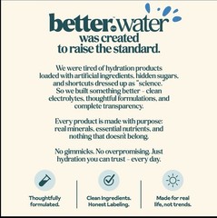 Hyburst Better Than Water Electrolytes Powder Packets Drink Mix Tropical Variety