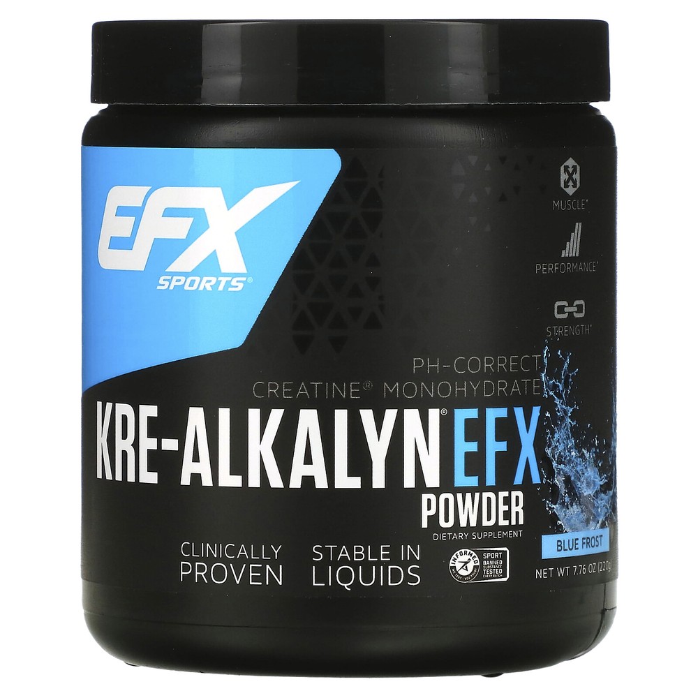 Kre-Alkalyn EFX Powder, Blue Frost, 7.76 oz (220 g)
