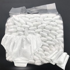 10x Disposable Underpants White Double Woven Paper Briefs Unisex Underwear D-dx