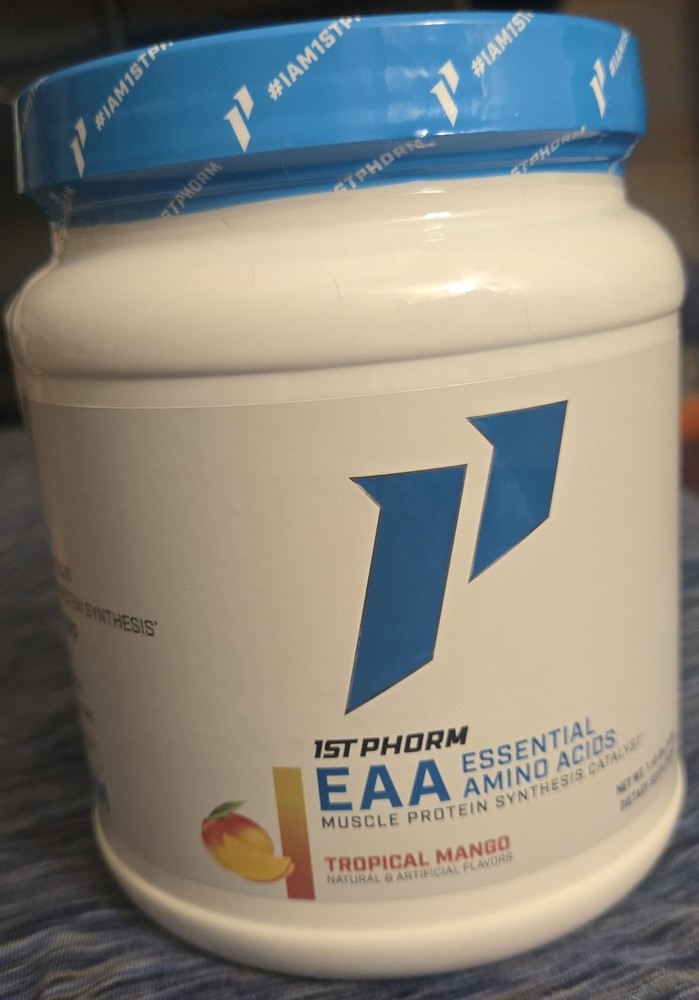 1st Phorm EAA Powder Tropical Mango Gluten Free 60 Servings 1.43 lb