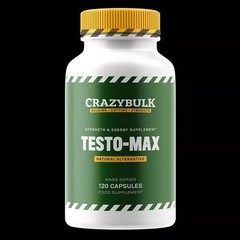 Crazybulk Natural TESTO-MAX 120 Capsules (Power House For Muscle Gains) F S