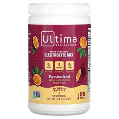 2 X Ultima Replenisher, Electrolyte Mix, Passionfruit, 11.4 oz (324 g)