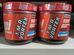 2 Pack BPI Sports 1MR Vortex 50 serv Blue Raspberry PreWorkout Exp 4/28
