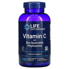 Life Extension – Vitamin C and Bio-Quercetin Phytosome 250 Vegetarian Tablets