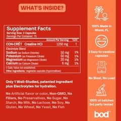 Creatine HCL Capsules – 150 Pills | 150 Count (Pack of 1), Red