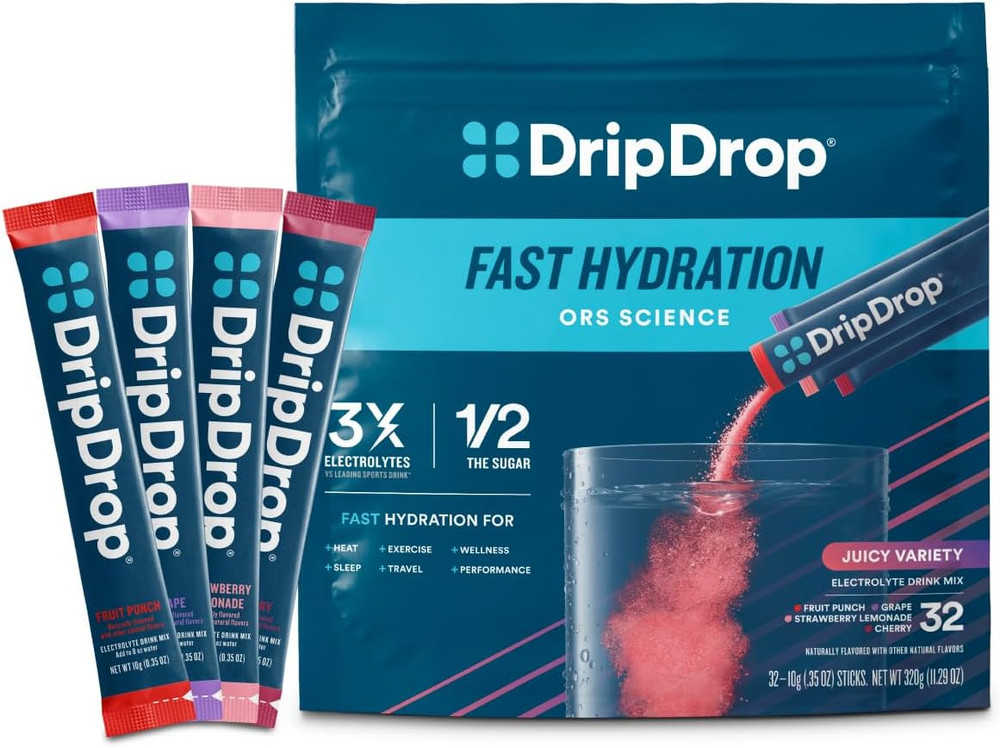 Hydration Packets – Juicy Variety Pack – Single Serve Electrolytes Powder Drink