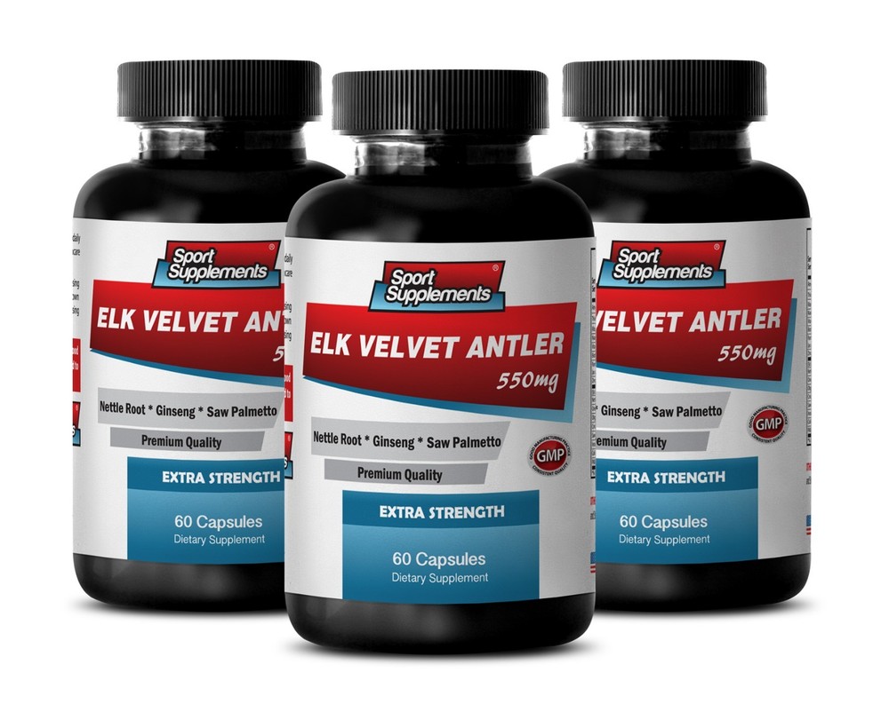 Extreme Muscle Growth Capsules – Elk Velvet Antler 550mg – Proanthocyanidins 3B