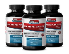 Male Stronger Orgasms Supplement – Elk Velvet Antler 550mg – Ginseng Extract 3B