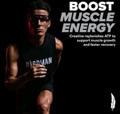 BIRDMAN Micronized Creatine Monohydrate Powder 80 Servings 400 g Exp. 4/2028