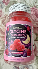 Glycine Gummies 1000mg, Glycine Supplement for Relaxation and Nerve Support