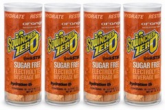 4 Packs of 10 Sqwincher Qwik Stik Powder Mix ZERO Orange Flavor (0.11 oz)
