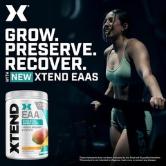 Mango XTEND EAA + BCAA Supplement – 10g EAAs, 40 Servings for Lean Muscle Growth
