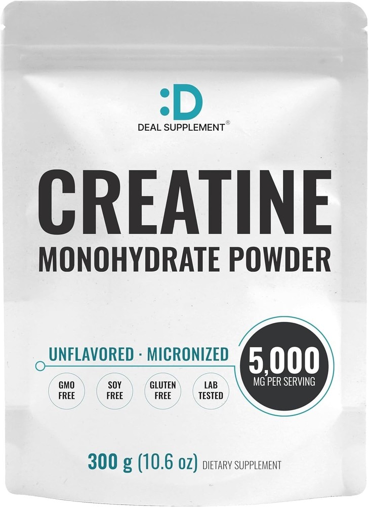 Creatine Monohydrate Powder – for Men and Women – 5G Creapure Creatine, Support