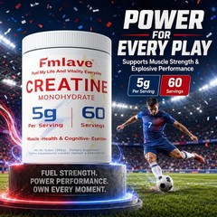 2 pack Creatine Monohydrate 300g (10.6 oz) , Micronized Pure Powder -120Servings