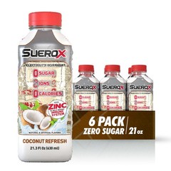 SueroX Electrolyte Drink Sugar Free Sports Drink Hydration Recovery Supplement